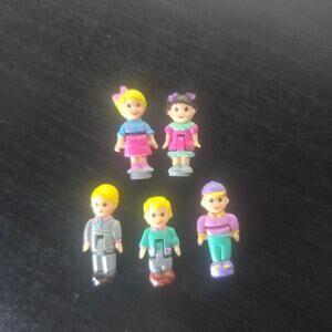 Vintage Galoob My Pretty Dollhouse Dolls Figures Bundle Polly Pocket Bluebird